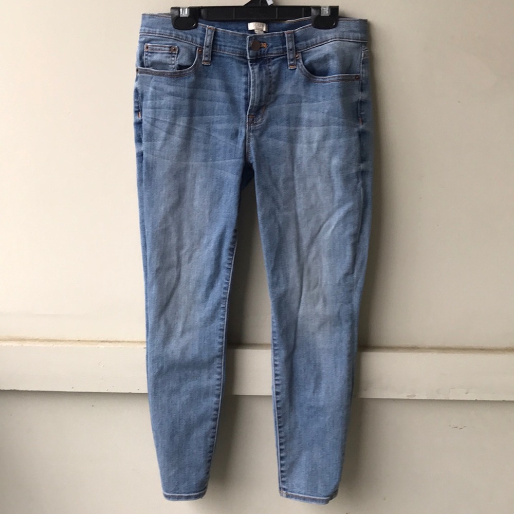 J. Crew Women's Skinny Jeans - Light Blue